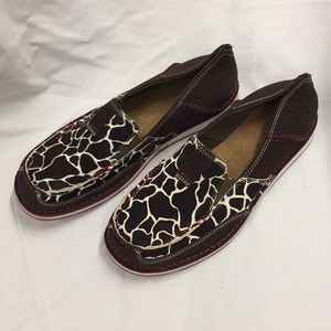 Ariat Shoes Cruizers Cow Print USED